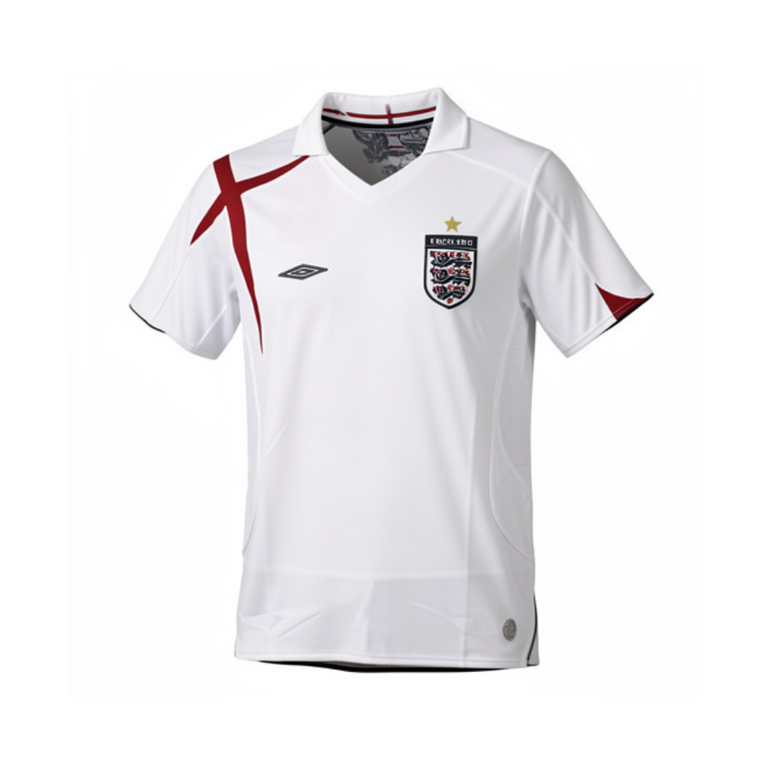 Retro Kit England 2006 Rooney 9 Retro Football Shirt