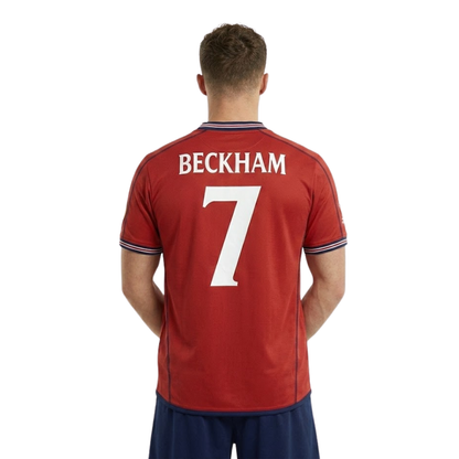 Retro Kit England 2002 Red Retro Football Shirt
