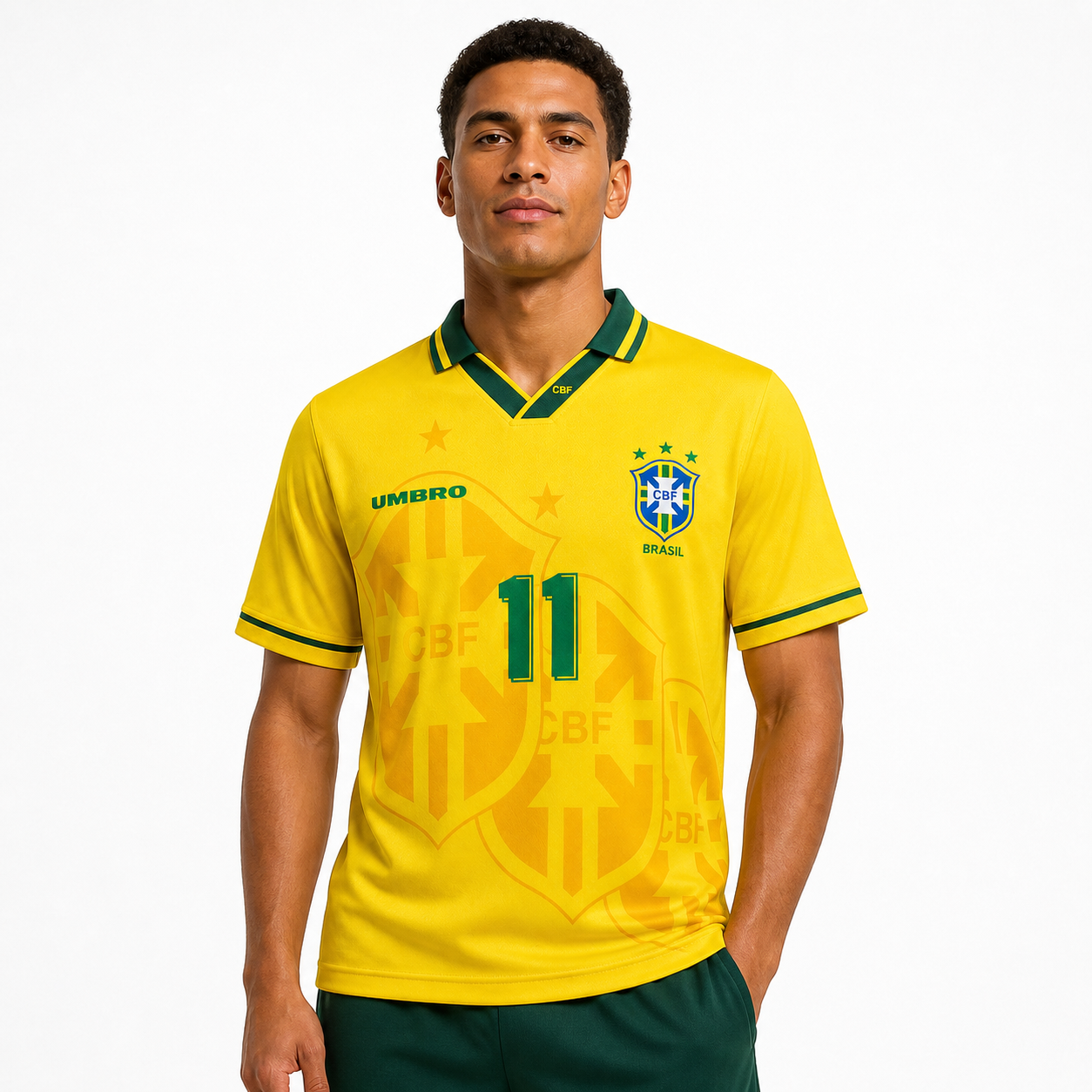 Retro Kit Brazil 1994 World Cup Home Retro