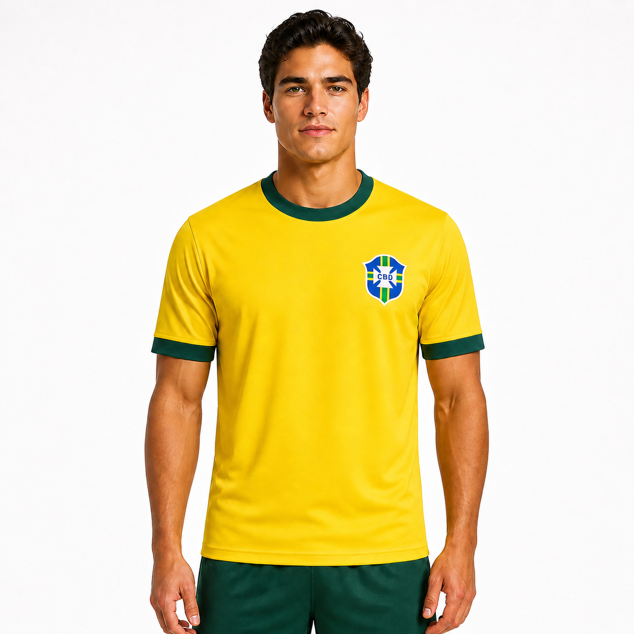 Retro Kit Brazil 1970 Home Retro Football Shirt