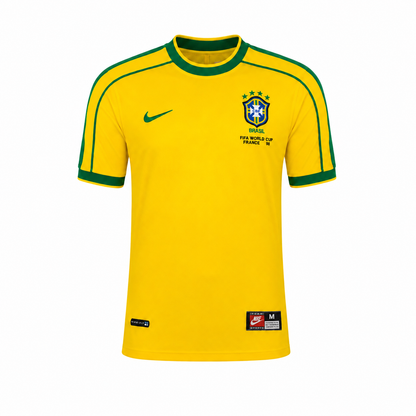 Retro Kit Brazil 1998 World Cup Home Retro Football Shirt
