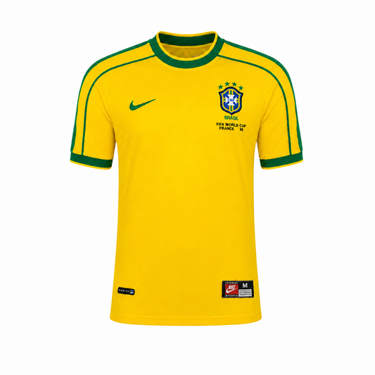 Retro Kit Brazil 1998 World Cup Home Retro Football Shirt