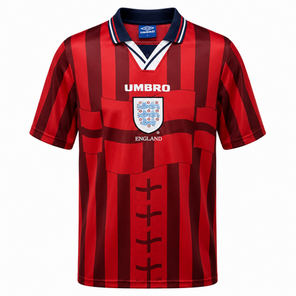 Retro Kit England 1998 Red Retro Football Shirt (Away)