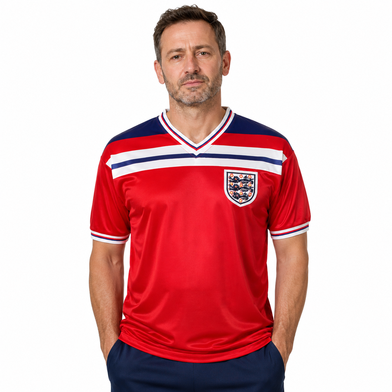 Retro Kit England 1982 World Cup Away Shirt