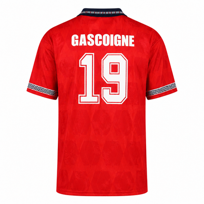 Retro Kit England 1990 Red Away World Cup Italy