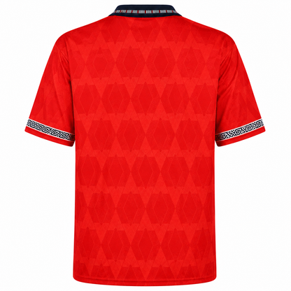 Retro Kit England 1990 Red Away World Cup Italy