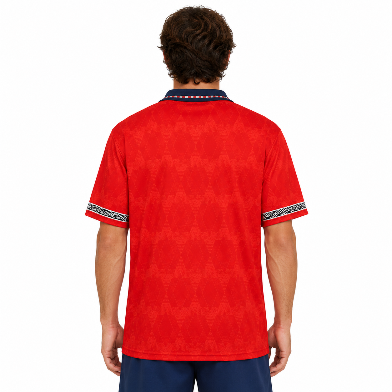 Retro Kit England 1990 Red Away World Cup Italy