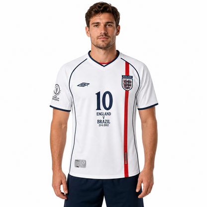 Retro Kit England 2002 World Cup Home Retro
