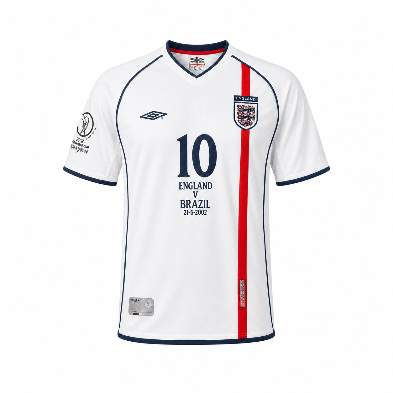 Retro Kit England 2002 World Cup Home Retro