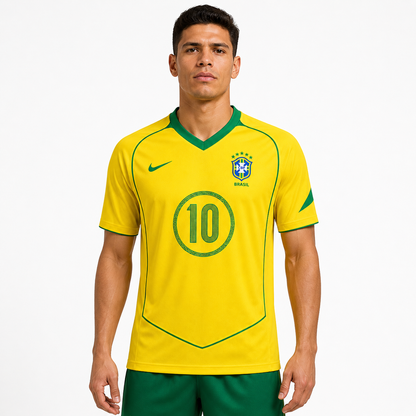 Retro Kit Brazil 2004-2006 Home Retro Football Shirt