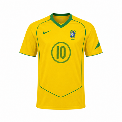 Retro Kit Brazil 2004-2006 Home Retro Football Shirt