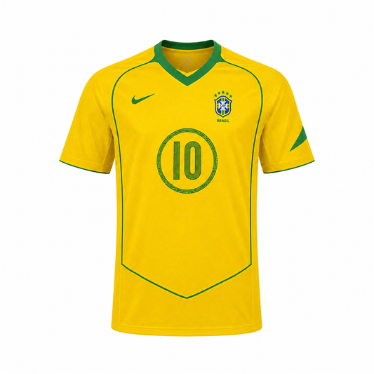Retro Kit Brazil 2004-2006 Home Retro Football Shirt